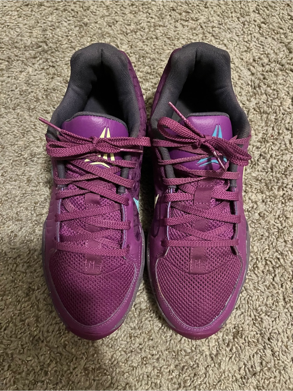 Nike Men's Plum Purple Athletic Sneakers